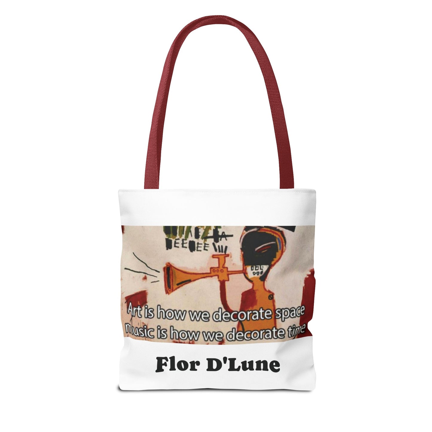 "How'd u know I go to Art-School?' ODB x JMB - Flor D'Lune Tote Bag