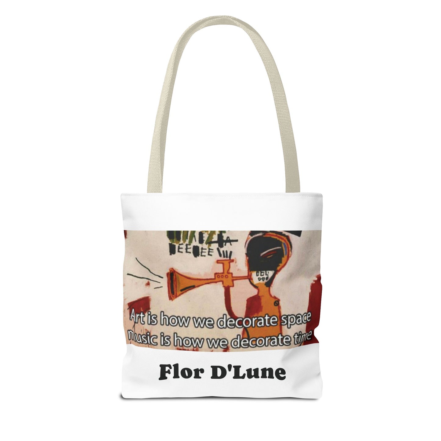 "How'd u know I go to Art-School?' ODB x JMB - Flor D'Lune Tote Bag