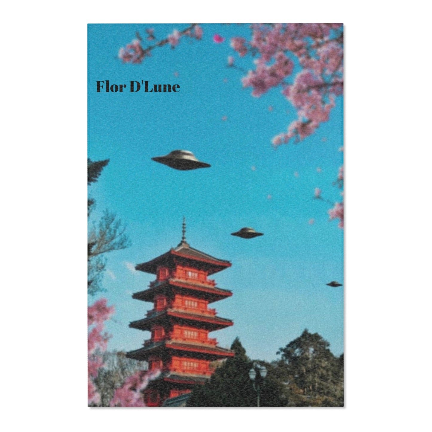 'UFO-ZONE' Flor D'Lune Rug/Tapijt