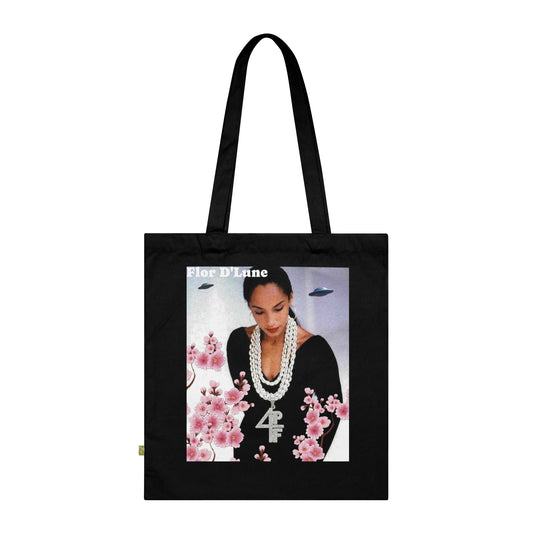 ''Sade w/ 4PF-Chain'' Flor D'Lune Organic Cotton Tote Bag